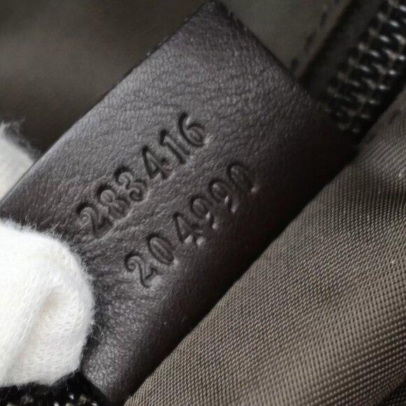 GUCCI Logo GG Pattern Museo Hand Tote Bag Canvas Leather Beige Italy 65EE039 - Picture 7 of 16